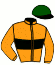 casaque portée par Salmon D. jockey du cheval de course GAVRINIS (AQ), information pmu ZETURF
