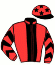 casaque portée par Chevillard T. jockey du cheval de course LITTLE QUEENIE (FR), information pmu ZETURF