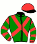 casaque portée par Denis P. jockey du cheval de course GREEN LINK (AQ), information pmu ZETURF