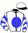 casaque portée par Charron J. jockey du cheval de course HAHNVILLE (AQ) (IE), information pmu ZETURF