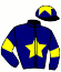 casaque portée par Charron J. jockey du cheval de course PRINCE DE BELLOUET (FR), information pmu ZETURF
