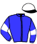 casaque portée par Dubourg P. jockey du cheval de course COEURQUIVALSE (FR), information pmu ZETURF