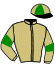 casaque portée par Monclin J. Ph. jockey du cheval de course IDEAL DE MOUTIERS (FR), information pmu ZETURF