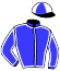 casaque portée par Gelormini L. jockey du cheval de course GENTLEMAN MAGIC (FR), information pmu ZETURF