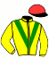 casaque portée par Bourgeais A. jockey du cheval de course SPRINGBOKS (FR), information pmu ZETURF