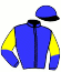 casaque portée par Chalon Ch. jockey du cheval de course HUBERUS (FR), information pmu ZETURF