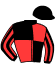 casaque portée par Dabouis A. jockey du cheval de course BAMBOU DE CALVI (FR), information pmu ZETURF