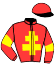 casaque portée par Abrivard L. Cl. jockey du cheval de course IL VILLAGGIO (FR), information pmu ZETURF