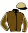 casaque portée par Barrier A. jockey du cheval de course GEORGICA GEDE (FR), information pmu ZETURF