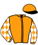 casaque portée par Bourgeais A. jockey du cheval de course CLARENCE C (IE), information pmu ZETURF