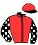casaque portée par Eon Mlle M. jockey du cheval de course ANAZ (GB), information pmu ZETURF