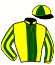 casaque portée par Grosbois C. jockey du cheval de course ROQUE FORT BAILEYS (FR), information pmu ZETURF