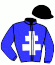 casaque portée par Lebouc Hug. jockey du cheval de course EMMA POINT (US), information pmu ZETURF