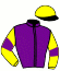 casaque portée par Lagadeuc F. jockey du cheval de course DOMINO DREAM, information pmu ZETURF