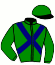 casaque portée par Raffin E. jockey du cheval de course FEE DE LUNOJO (FR), information pmu ZETURF