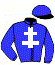 casaque portée par Roussel Léo jockey du cheval de course GOTHA, information pmu ZETURF