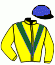 casaque portée par Marie B. jockey du cheval de course GO TO HERITOT, information pmu ZETURF