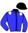 casaque portée par Besnier H. jockey du cheval de course LOVELY ANGEL, information pmu ZETURF