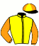 casaque portée par Richard G. jockey du cheval de course EDIBOUM, information pmu ZETURF