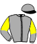 casaque portée par Abrivard A. jockey du cheval de course IVAN DE L'ERDRE, information pmu ZETURF