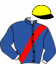 casaque portée par Ricart J. Y. jockey du cheval de course CHANDELLES, information pmu ZETURF