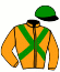 casaque portée par Lagadeuc F. jockey du cheval de course GOOD WATER, information pmu ZETURF