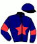 casaque portée par Chanonat B. jockey du cheval de course FERGIE HIGHLAND, information pmu ZETURF