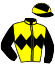 casaque portée par Lecomte D. jockey du cheval de course KOSTARCOAT, information pmu ZETURF