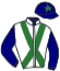 casaque portée par Thomas Pertrizot jockey du cheval de course KAM'N GIN, information pmu ZETURF casaque portée par Thomas Pertrizot jockey du cheval de course KAM'N GIN, information pmu ZETURF