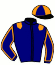 casaque portée par Mouraud Arm. jockey du cheval de course GIRLY D'HUON, information pmu ZETURF