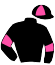 casaque portée par Raffin E. jockey du cheval de course HOLLYWOOD ACE, information pmu ZETURF
