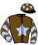 casaque portée par Grumetz J. jockey du cheval de course LATINO BEJI, information pmu ZETURF