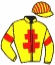 casaque portée par Congard R. jockey du cheval de course HARMONIE DE BREVOL, information pmu ZETURF