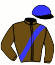 casaque portée par Mottier M. jockey du cheval de course JEDI DE CAHOT, information pmu ZETURF