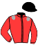 casaque portée par Lecourt M. jockey du cheval de course JILDA DE FONTAINE, information pmu ZETURF