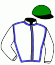 casaque portée par Rochard B. jockey du cheval de course I LOVE ROSE FLOWER, information pmu ZETURF