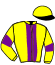 casaque portée par Gourgand C. jockey du cheval de course IMOKO JIBELAU, information pmu ZETURF