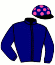casaque portée par Mlle Sabin Ch. jockey du cheval de course JOKE BLUE, information pmu ZETURF
