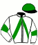 casaque portée par Bethouart D. jockey du cheval de course KADRO D'ARIANE, information pmu ZETURF