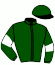 casaque portée par Fleury Mme Man. jockey du cheval de course MAY DAY SPIRIT, information pmu ZETURF
