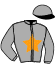 casaque portée par Oger Mme L. jockey du cheval de course PRINCESSE BORA, information pmu ZETURF