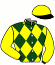 casaque portée par Mendizabal I. jockey du cheval de course O'WOOD, information pmu ZETURF