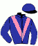casaque portée par Madamet A. jockey du cheval de course JUNGLE DE FONTAINE, information pmu ZETURF