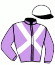 casaque portée par Piccone T. jockey du cheval de course RUE CUSTINE, information pmu ZETURF