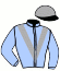 casaque portée par Mosse G. jockey du cheval de course AUCOEURDELANUIT, information pmu ZETURF