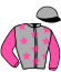 casaque portée par Lebouc Hug. jockey du cheval de course ANOBE, information pmu ZETURF