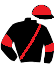 casaque portée par Rousselle S. jockey du cheval de course HAVBERGS KNIGHT (SE), information pmu ZETURF