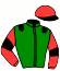casaque portée par Voisin A. jockey du cheval de course CHIC DE JALK (FR), information pmu ZETURF