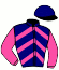 casaque portée par Barrier A. jockey du cheval de course CONCERTO STAR (FR), information pmu ZETURF