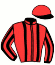 casaque portée par Roullier Tho. jockey du cheval de course VLAD DEL RONCO (IT), information pmu ZETURF